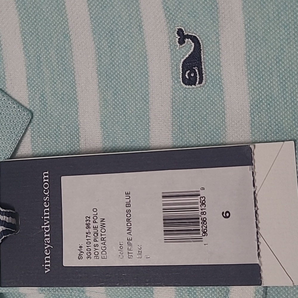 NWT Vineyard Vines Polo Shirt (Boys) - Picture 2 of 5